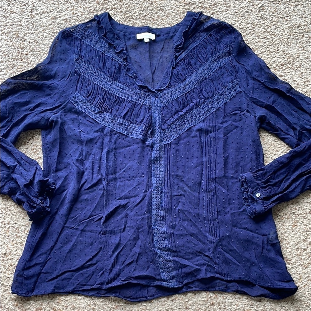 Women's Navy Blouse